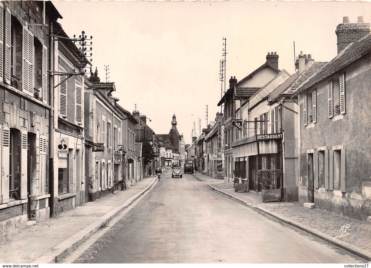 78-BONNIERES- LA RUE MARCEL SEMBAT - Bonnieres Sur Seine