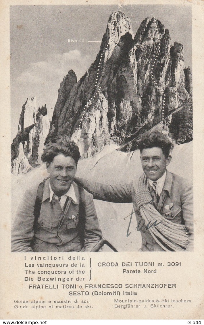 Sport - Arrampicata - I Fratelli Schranzhofer - Croda Dei Tuoni M.3091 Parete Nord - - Bergsteigen