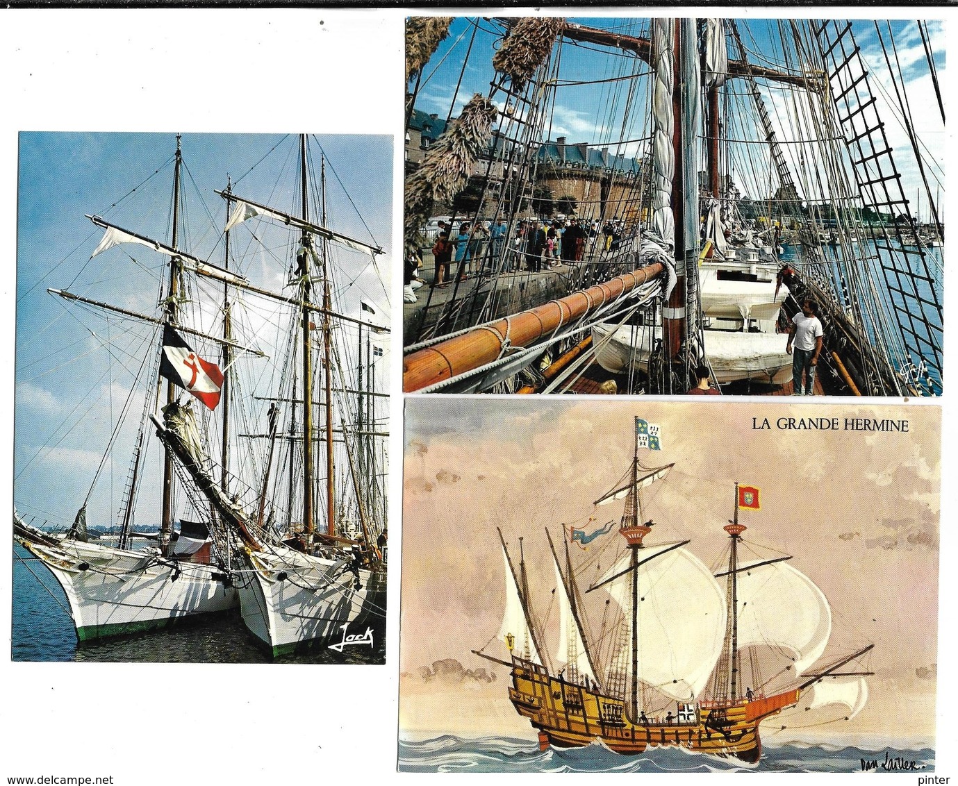 Lot De 100 CARTES POSTALE De BATEAUX - VOILIERS - Voiliers