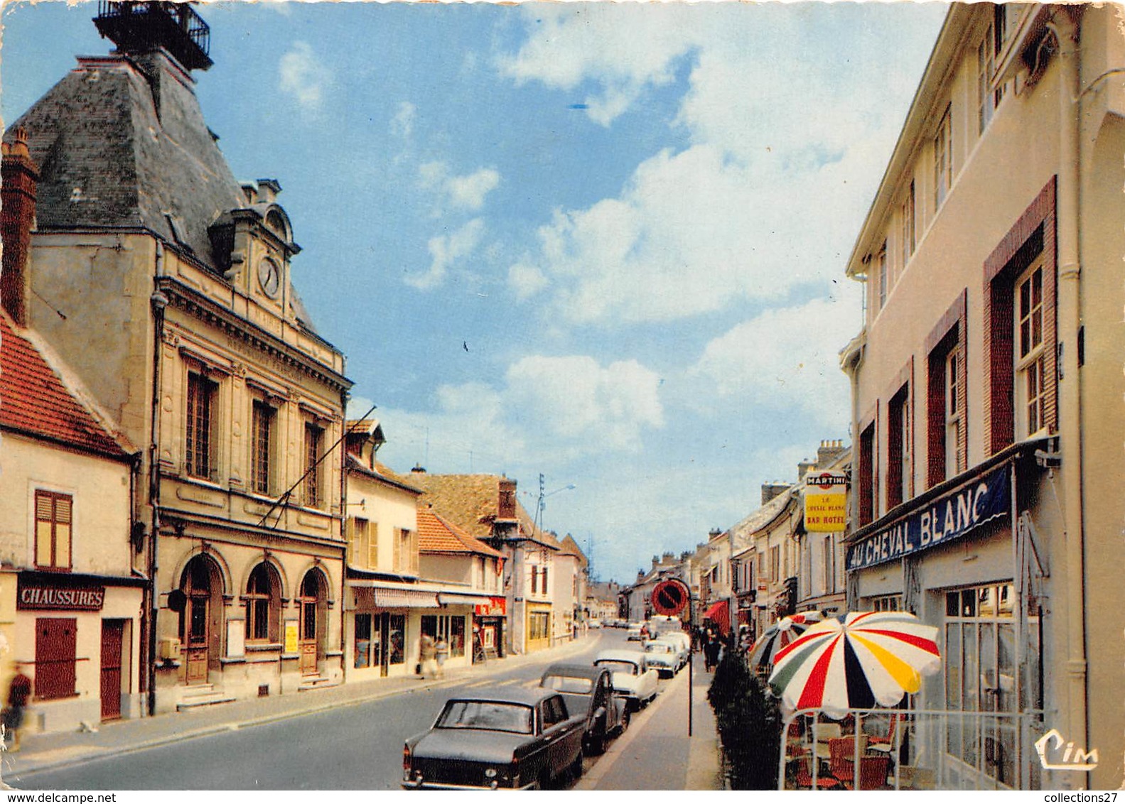 78-BONNIERES- LA RUE GEORGES HERREWYN - Bonnieres Sur Seine