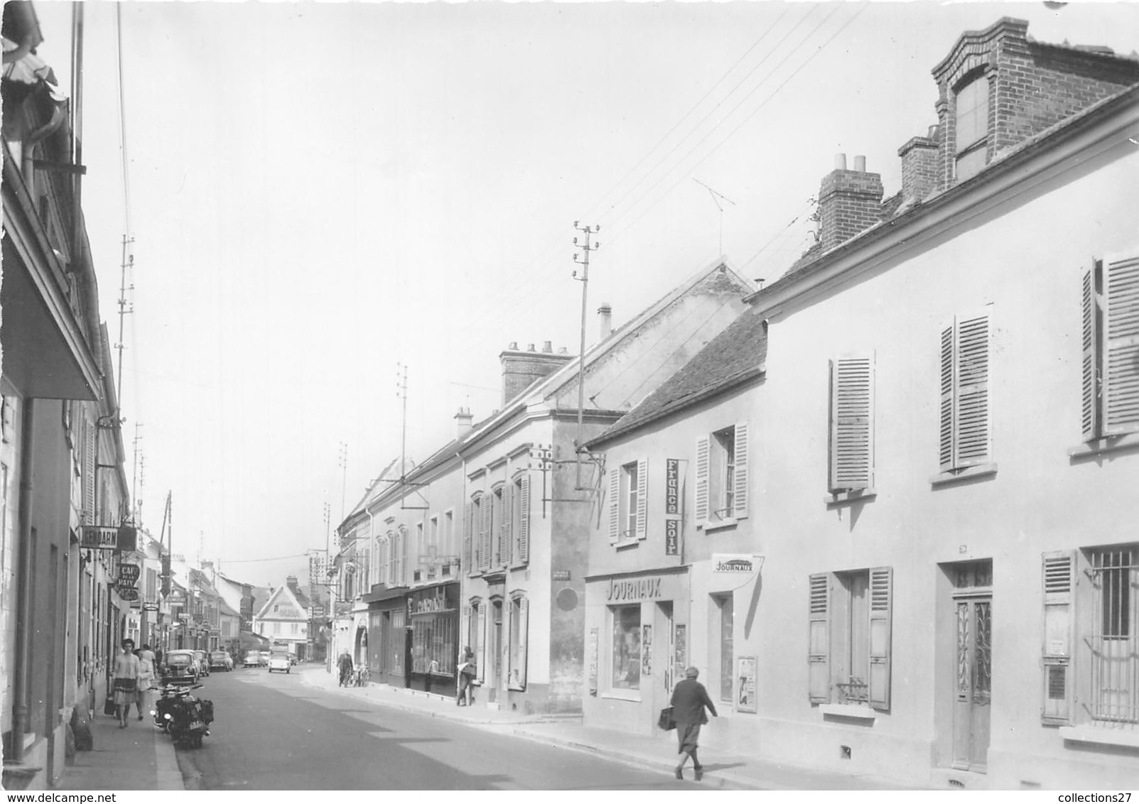 78-BONNIERES- LA RUE DE PARIS - Bonnieres Sur Seine