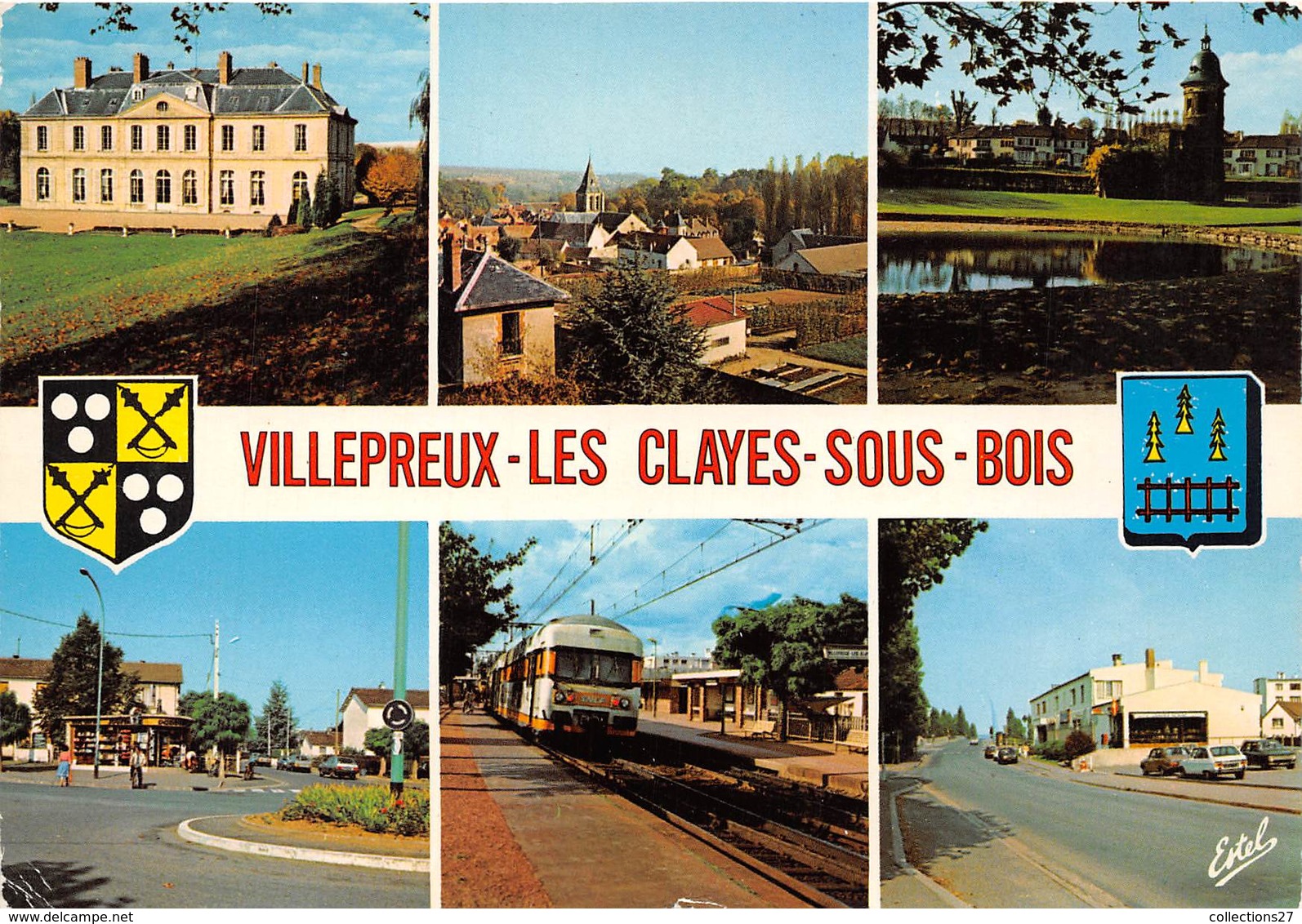 78-VILLEPREUX-LES CLAYES-SOUS-BOIS- MULTIVUES - Villepreux