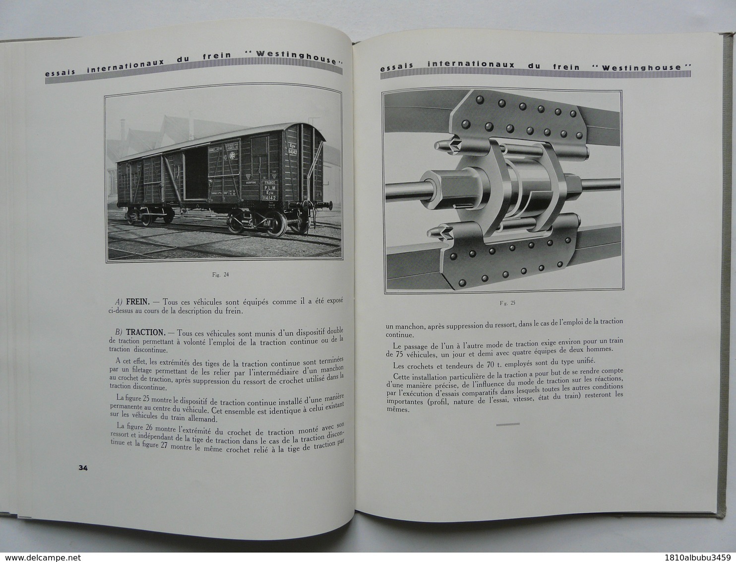 ESSAIS INTERNATIONAUX DU FREIN "WESTINGHOUSE" - Italie-Suisse 1926 - Teppiche & Wandteppiche