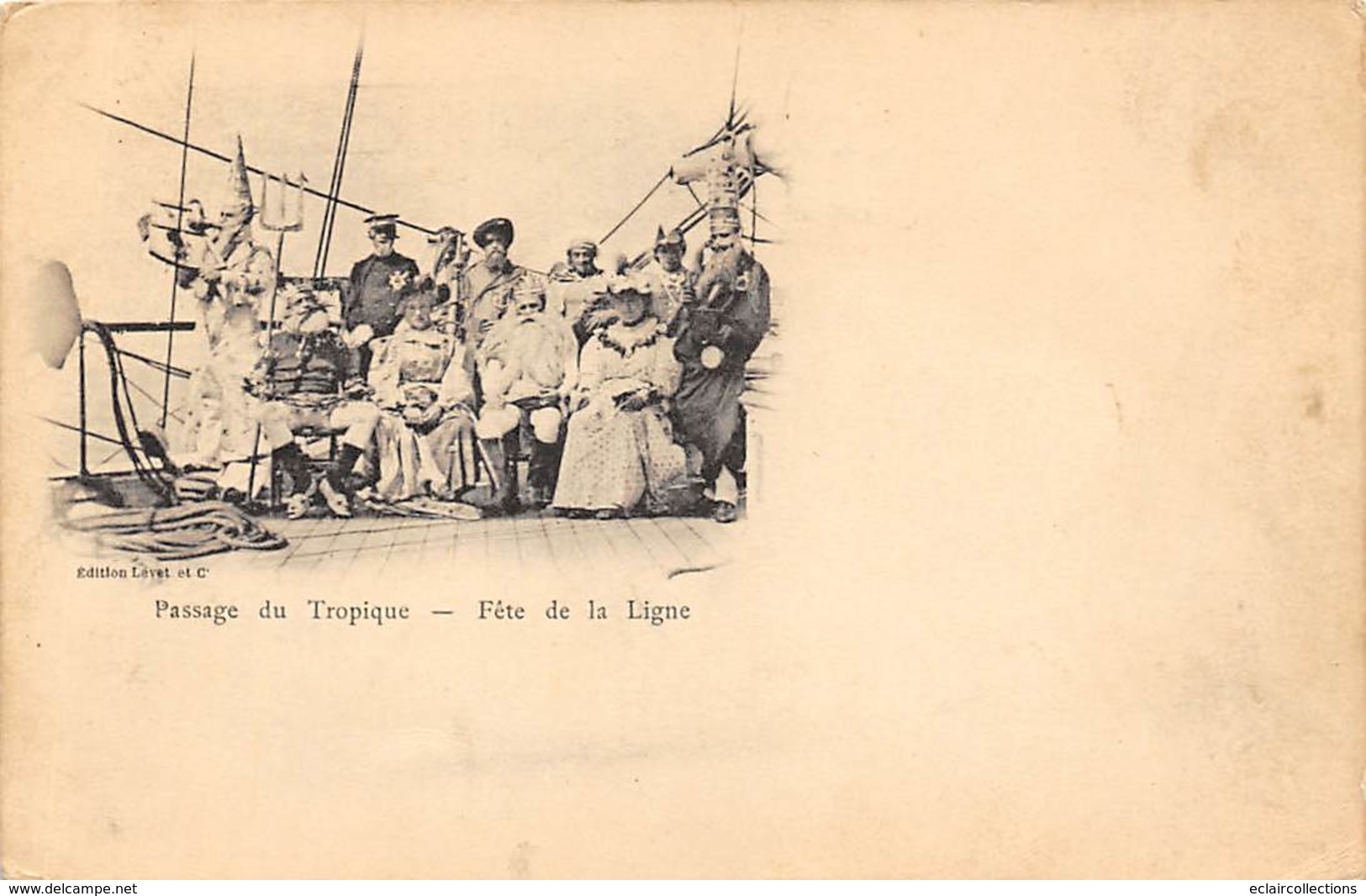 Thème    Bateau  Le Duguay-Trouin. Passage Du Tropique   ( Voir Scan) - Guerra