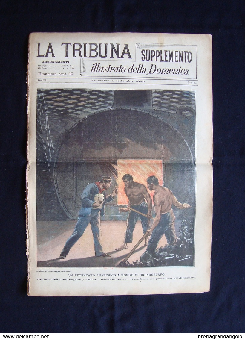 Sardegna Il Brigantaggio La Tribuna Anno III N 35 1 Settembre 1895 Orani Onifei - Zonder Classificatie