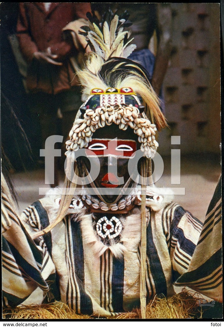 PHOTO POSTCAD DAN MASK MASQUES NATIVE MAN TRIBE LIBERIA AFRICA AFRIQUE CARTE POSTALE NT39 - Liberia