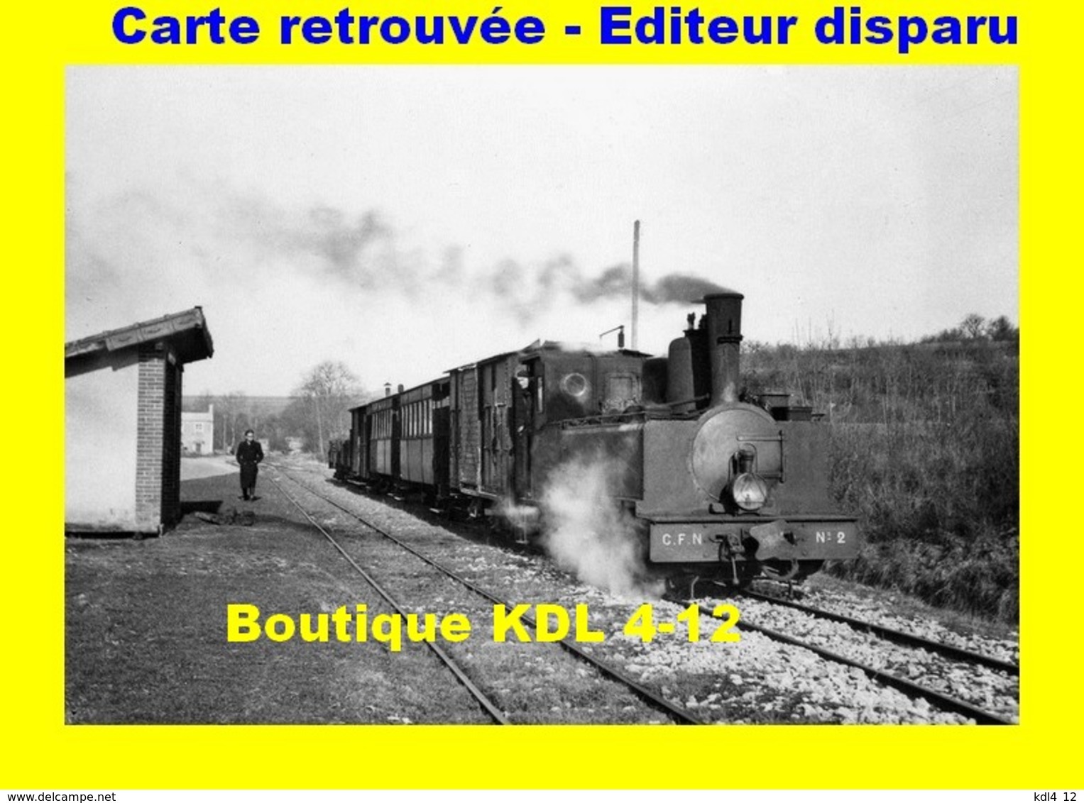 BVA 804-03 - Train MV - Loco Corpet Louvet 030 T N° 2 - Halte De La Boichaulle - POULANGY - CFN - Other & Unclassified