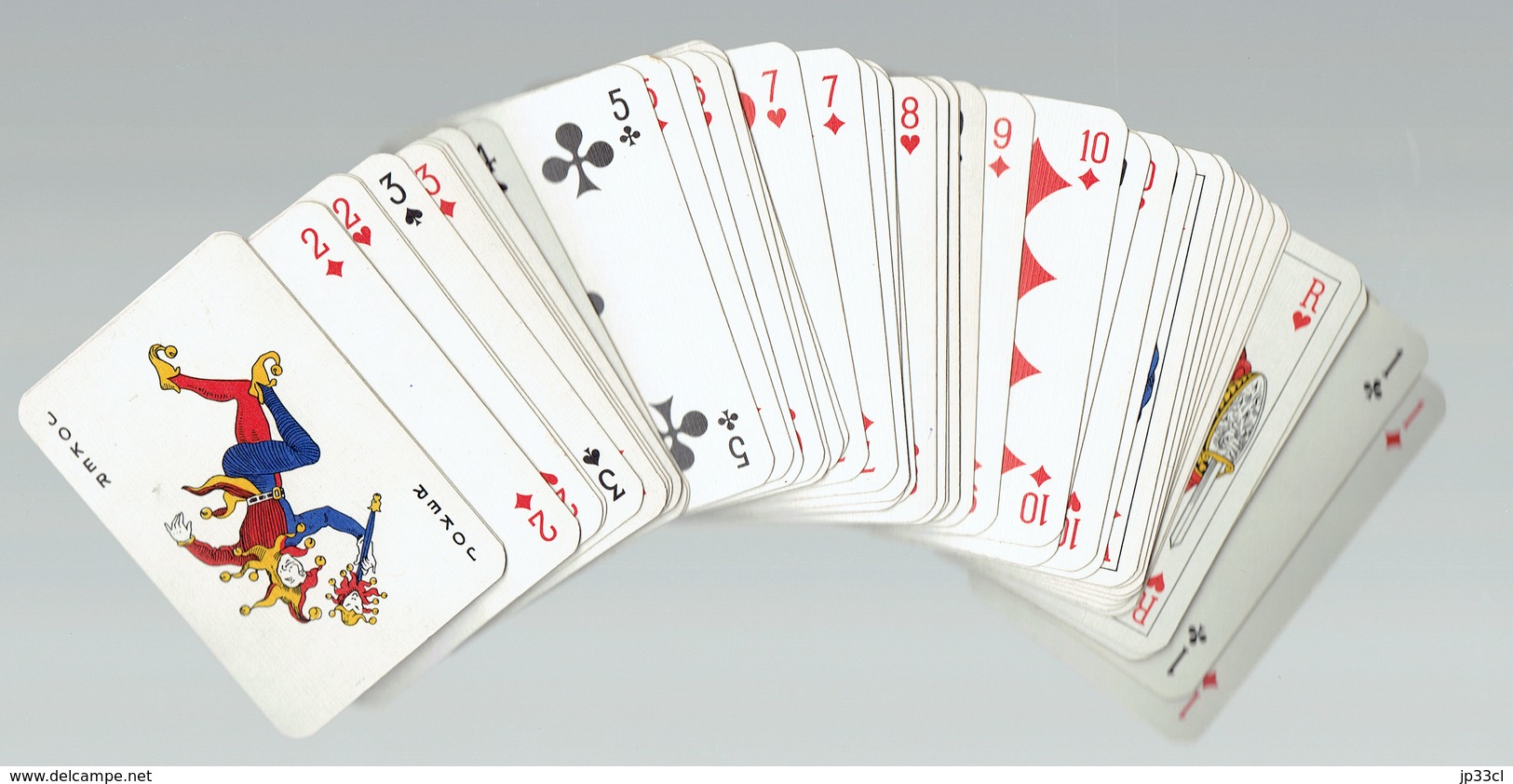 Jeu De Cartes 54 Cartes (avec Jokers) CGSP Enseignement - État Pratiquement Neuf - 54 Cards