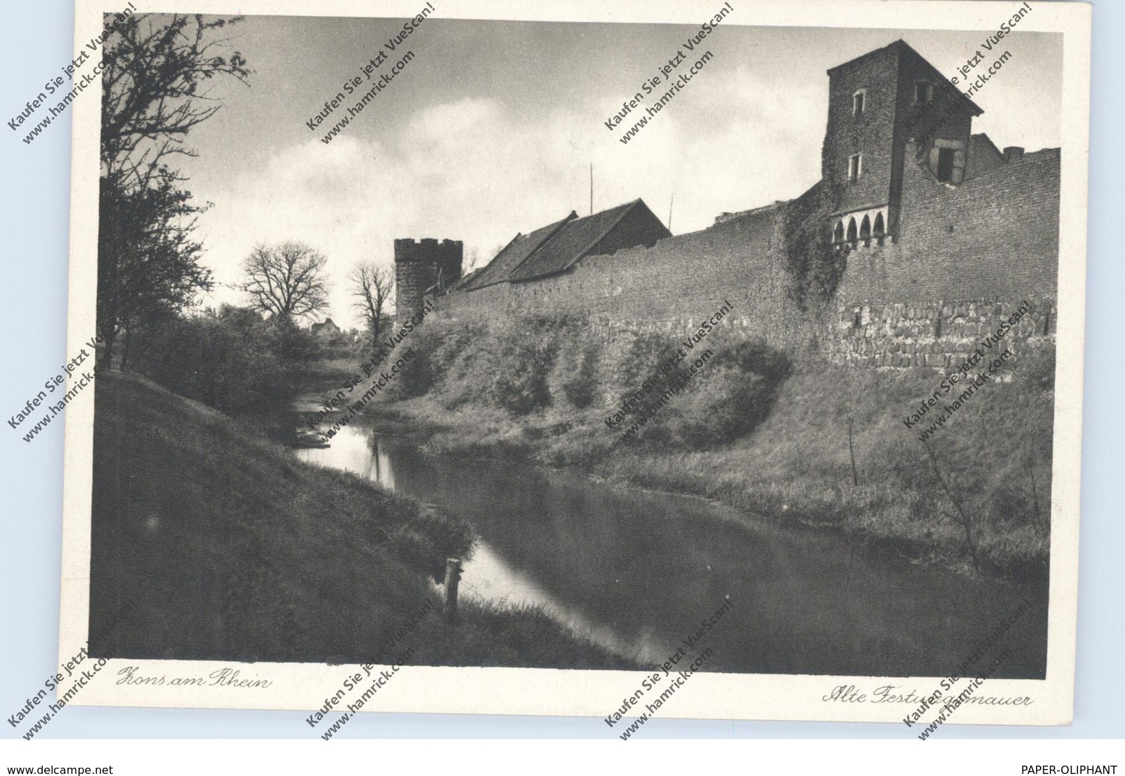 4047 DORMAGEN - ZONS, Alte Festungsmauer, 193... - Dormagen