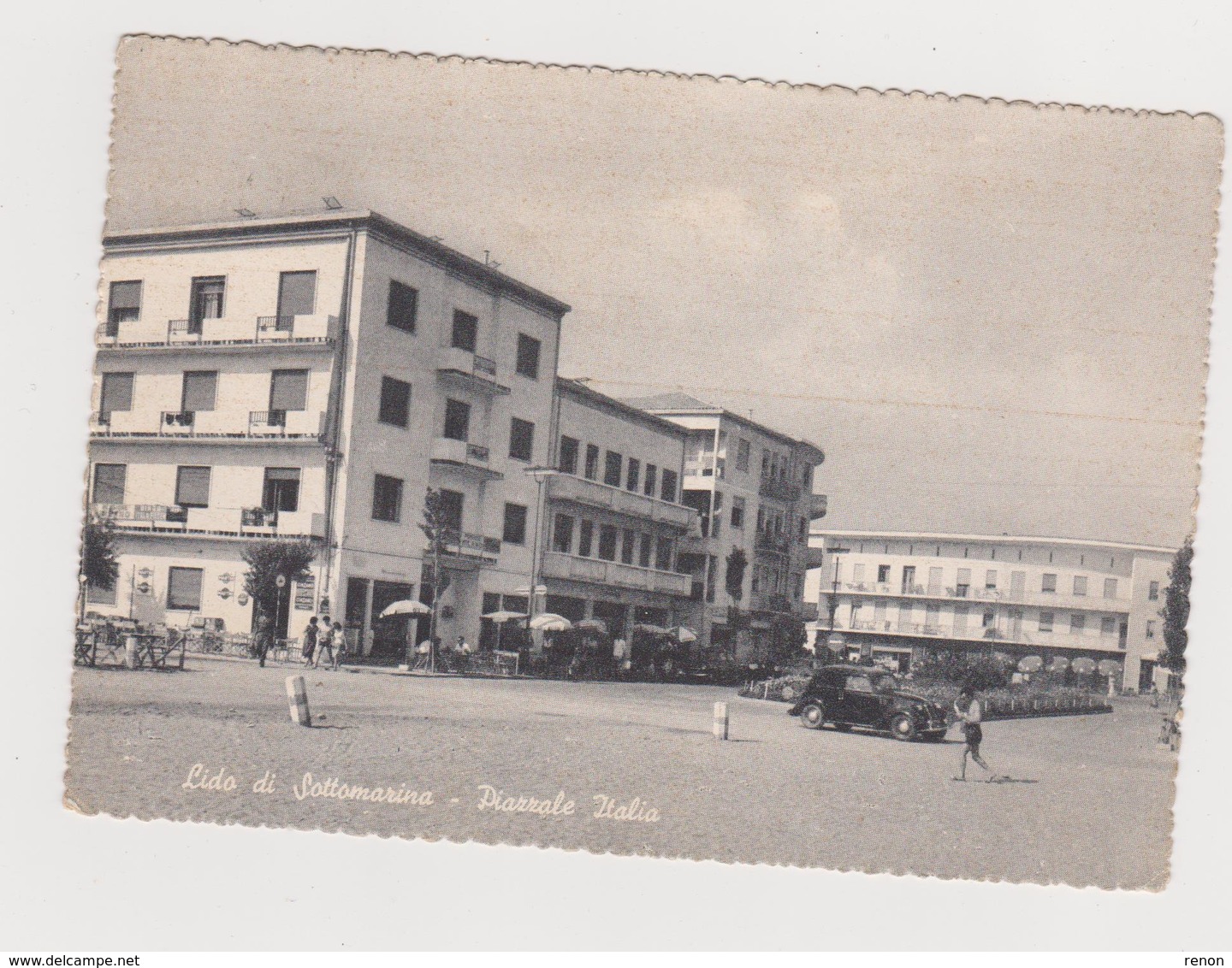 Lido Di Sottomarina Piazzale Italia  1957 - Venezia (Venice)