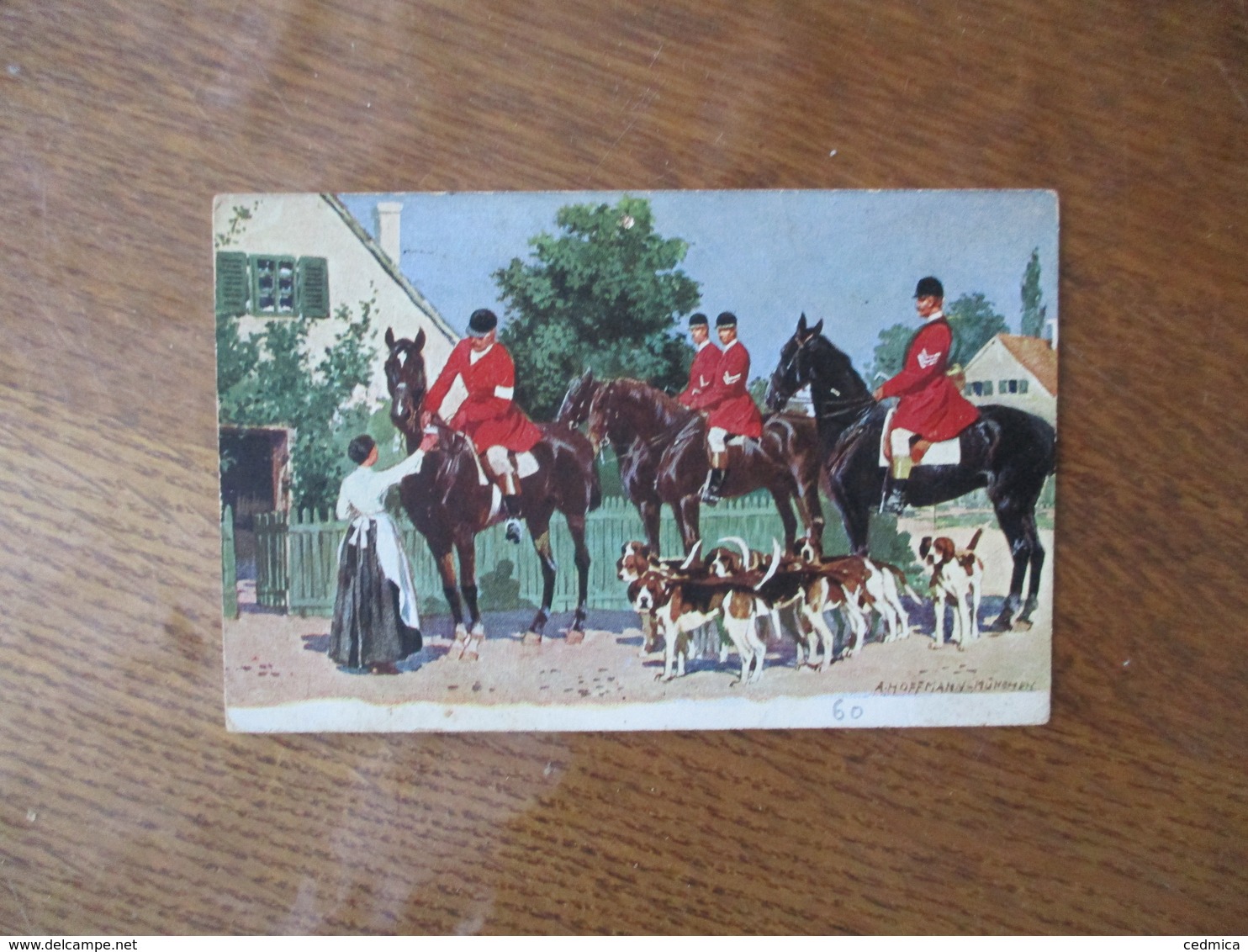 EQUIPAGE DE CHASSE A COURRE A.HOFFMANN-MÛNCHEN 1908 SERIE 291 - Hoffmann, Anton - Munich