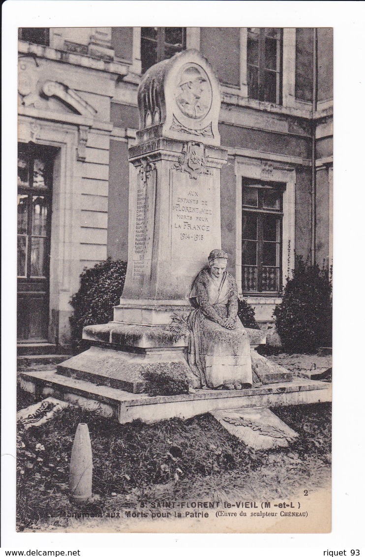 3 - SAINT-FLORENT-LE-VIEIL - Monument Aux Morts Pour La Patrie - Autres & Non Classés