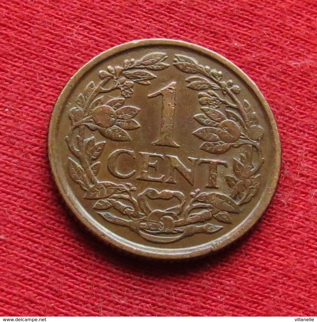 Netherlands Antilles 1 Cent 1957 KM# 1 Antillen Antilhas Antille Antillas - Netherlands Antilles