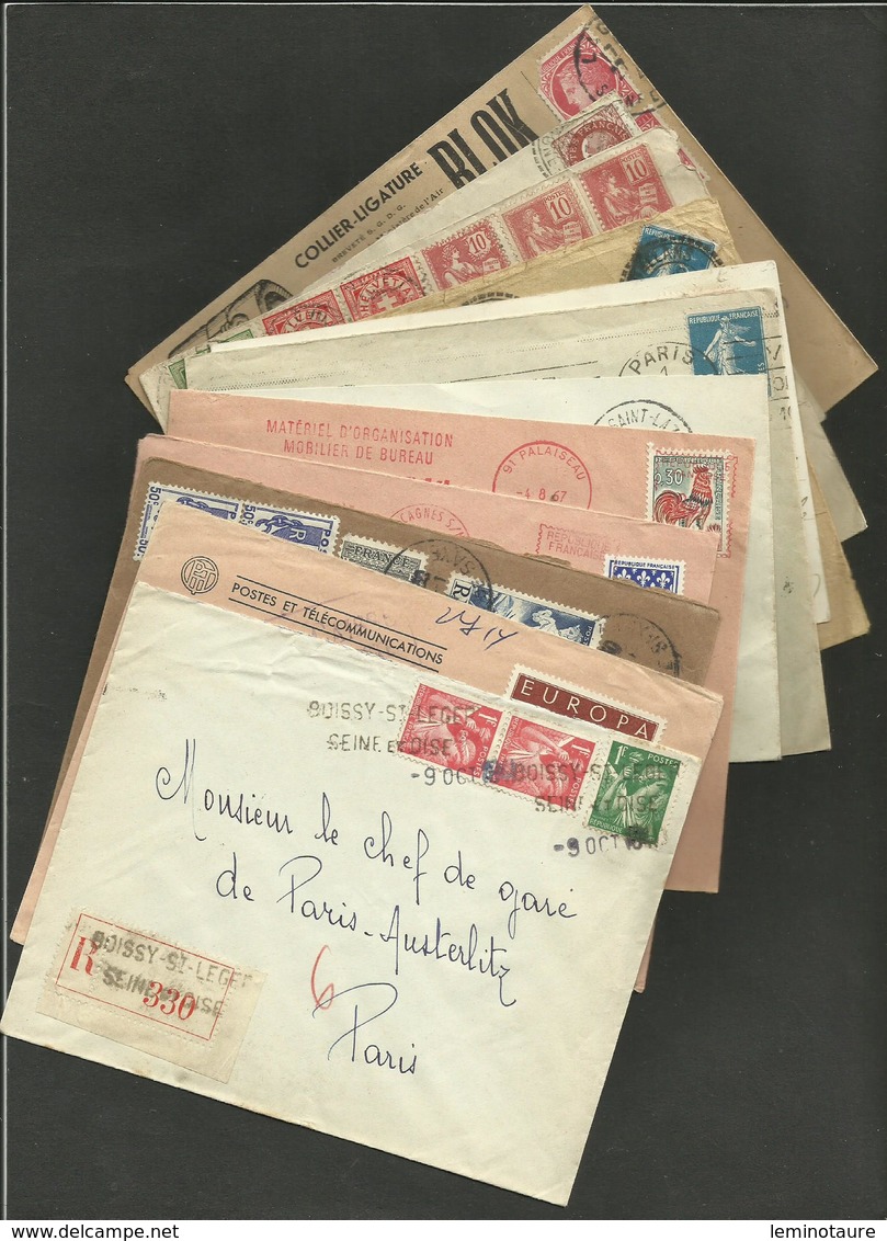 Lot D'enveloppes Diverses - Sammlungen