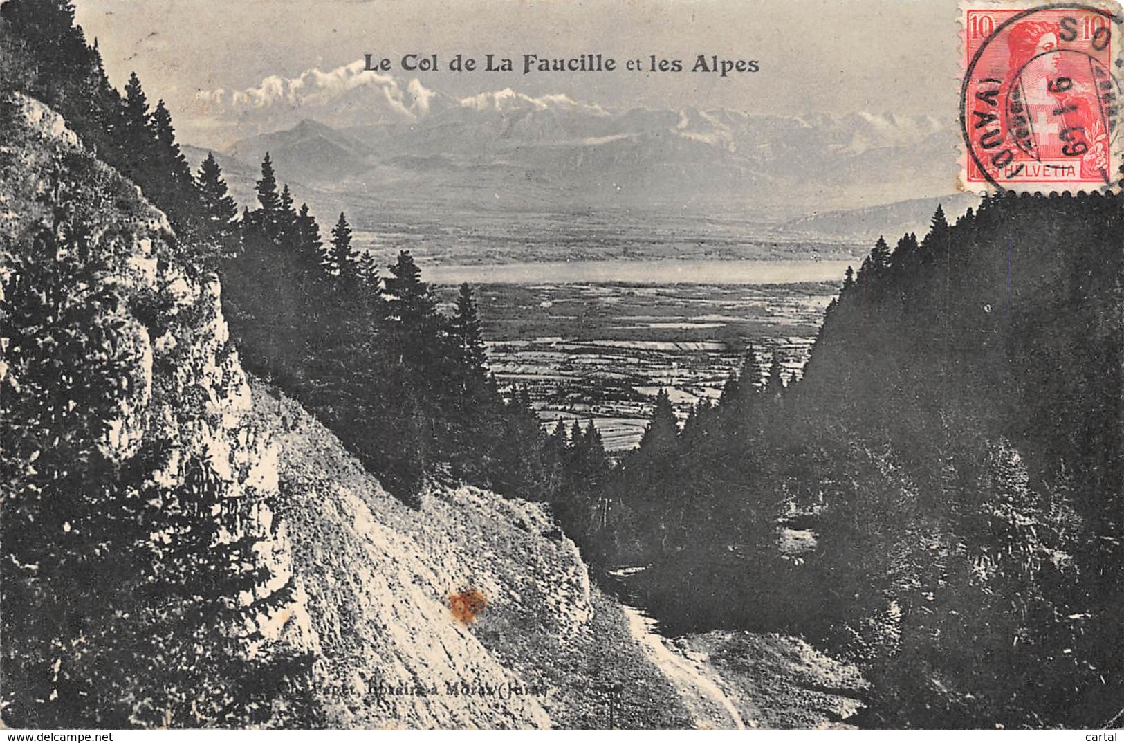 01 - Le Col De La Faucille Et Les Alpes - Gex