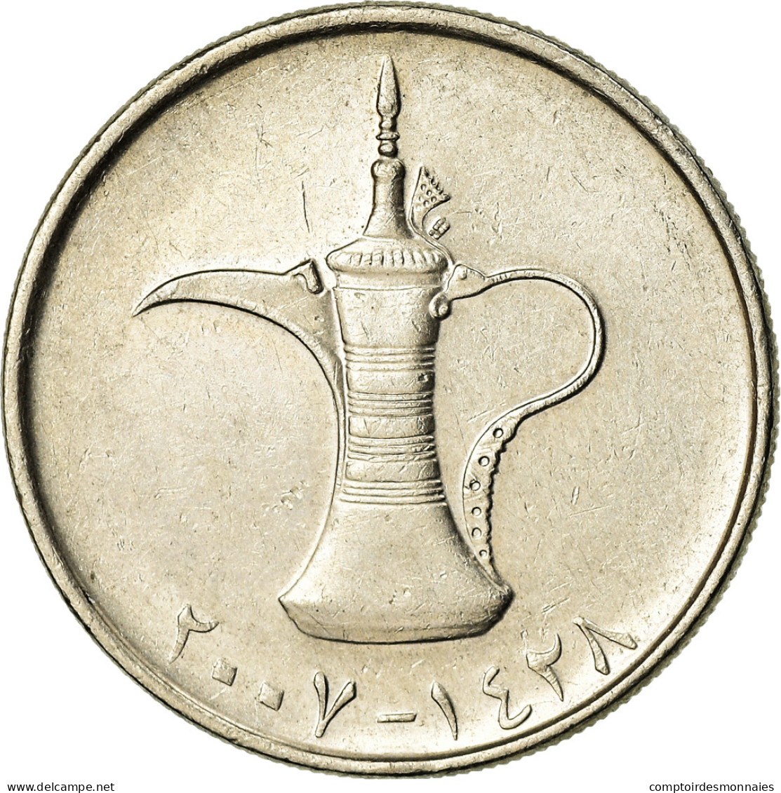 Monnaie, United Arab Emirates, Dirham, 2007/AH1428, British Royal Mint, TTB - Ver. Arab. Emirate