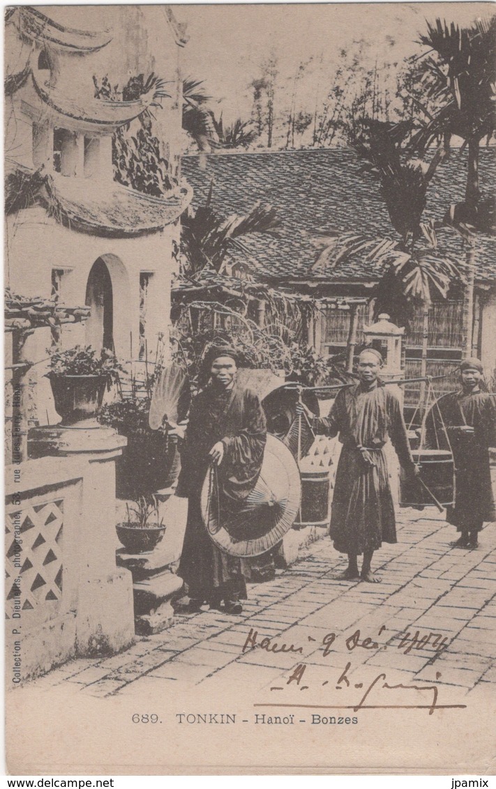 CPA : Viet Nam , Tonkin , Hanoï , Bonzes - Vietnam