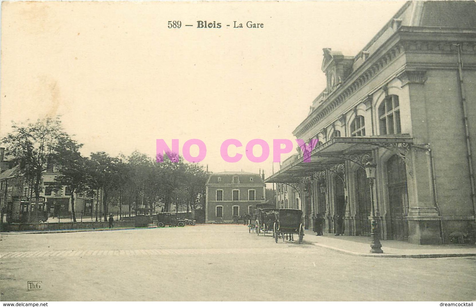 SL 41 BLOIS. La Gare Avec Fiacres Taxis - Blois