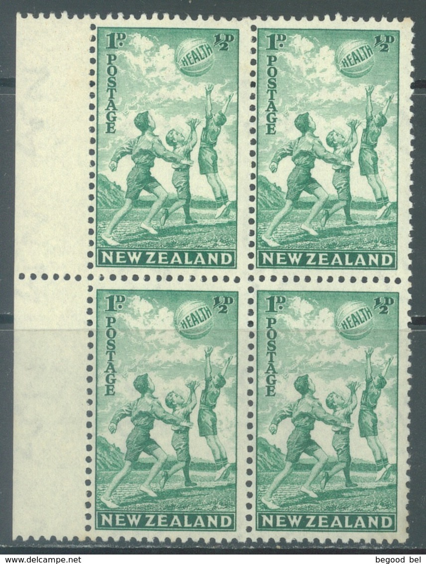 NZ - 1940 - MNH/**-  HEALTH  - Yv 256 Mi 266  SG 626 - Lot 21470 BLOC OF 4 - Neufs