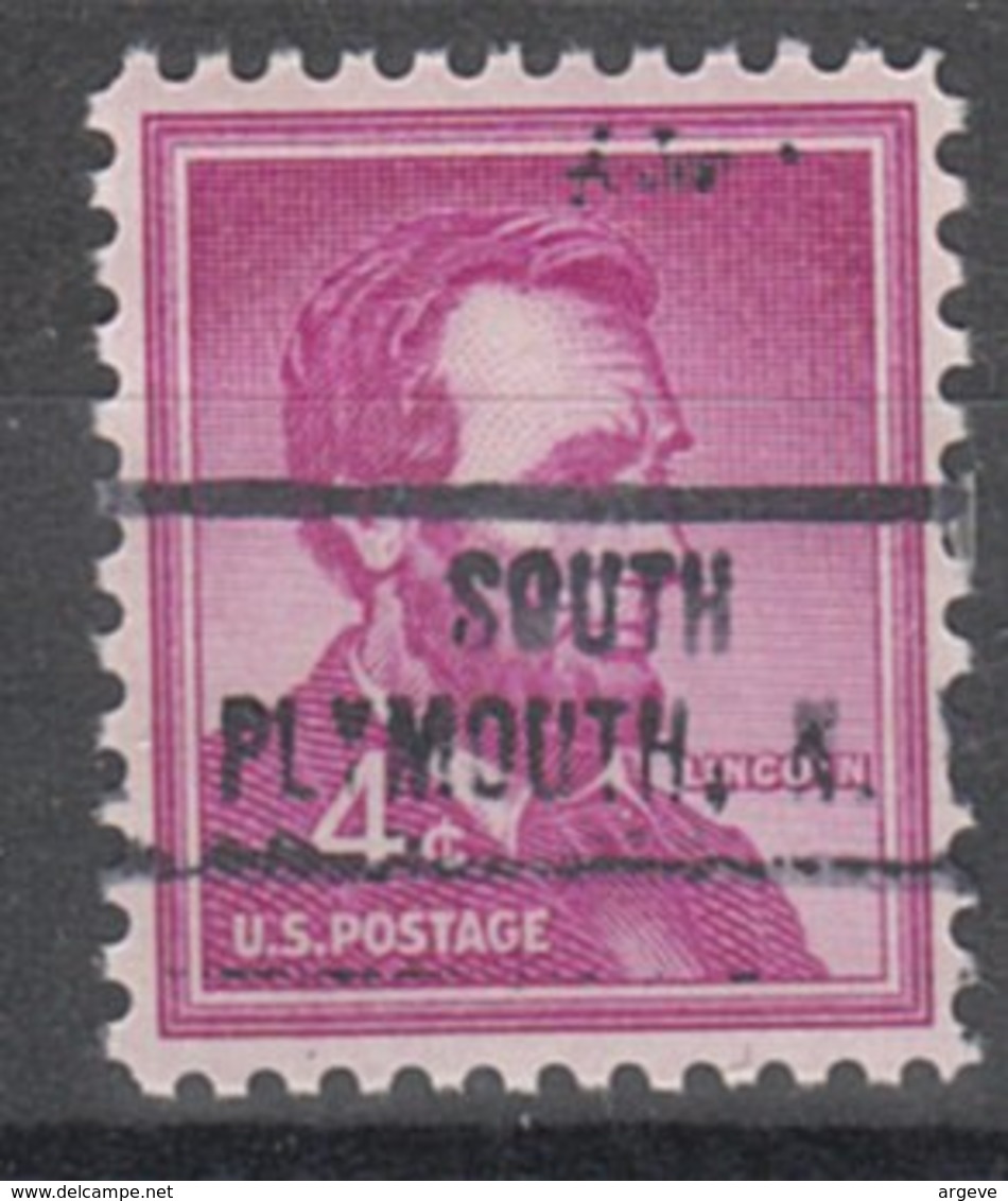 USA Precancel Vorausentwertung Preo, Locals New York, South Plymouth 736 - Precancels