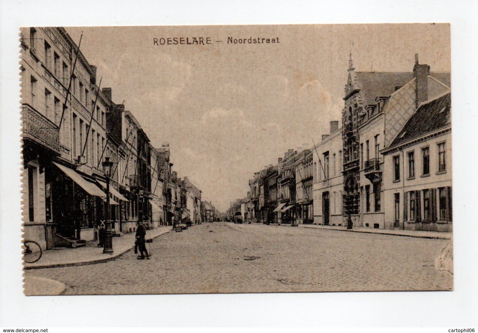 - CPA ROESELARE (Roulers / Belgique) - Noordstraat 1918 - Edition Strobbe-Hoornaert - - Roeselare