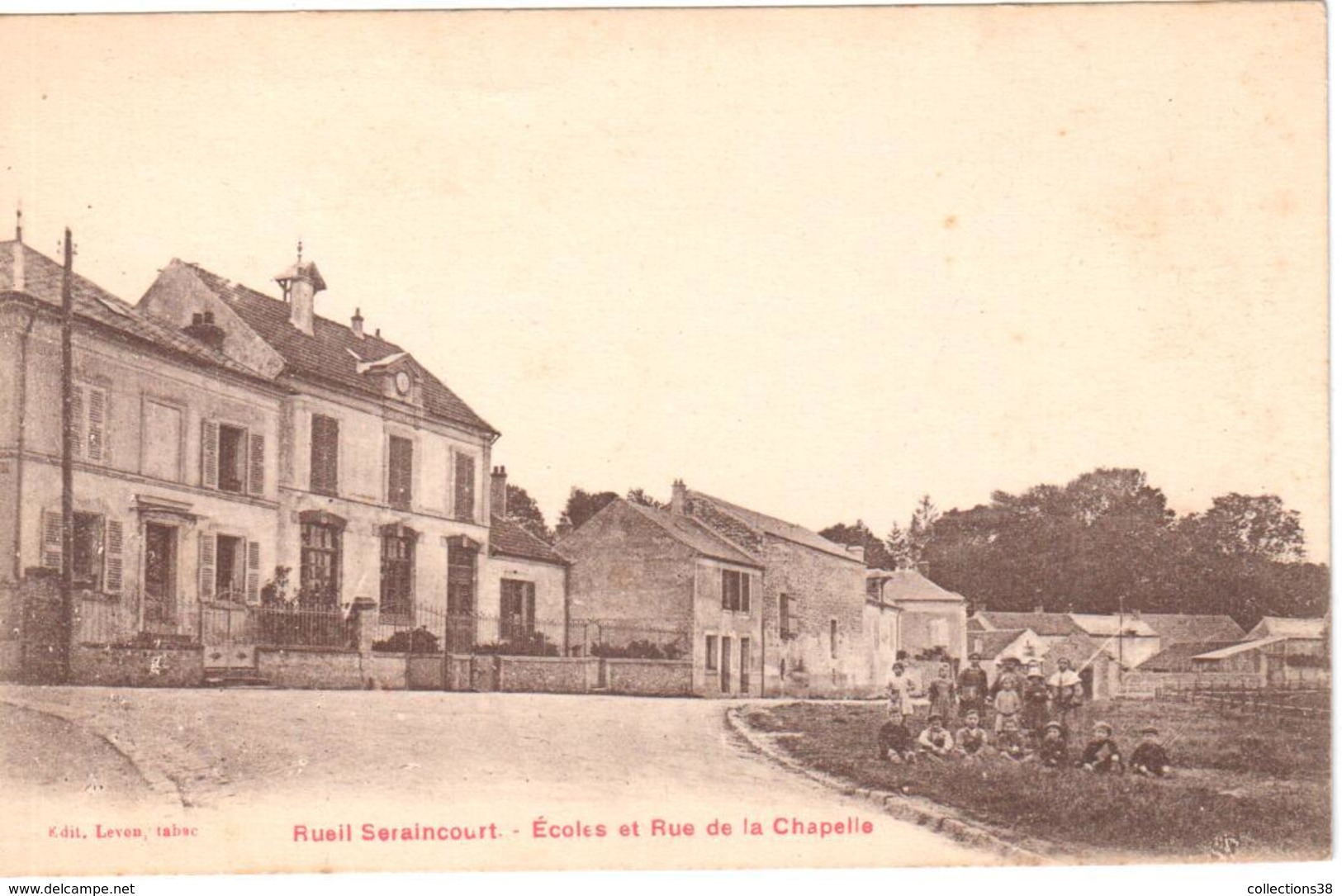 Rueil-Seraincourt - Ecoles Et Rue De La Chapelle - Seraincourt