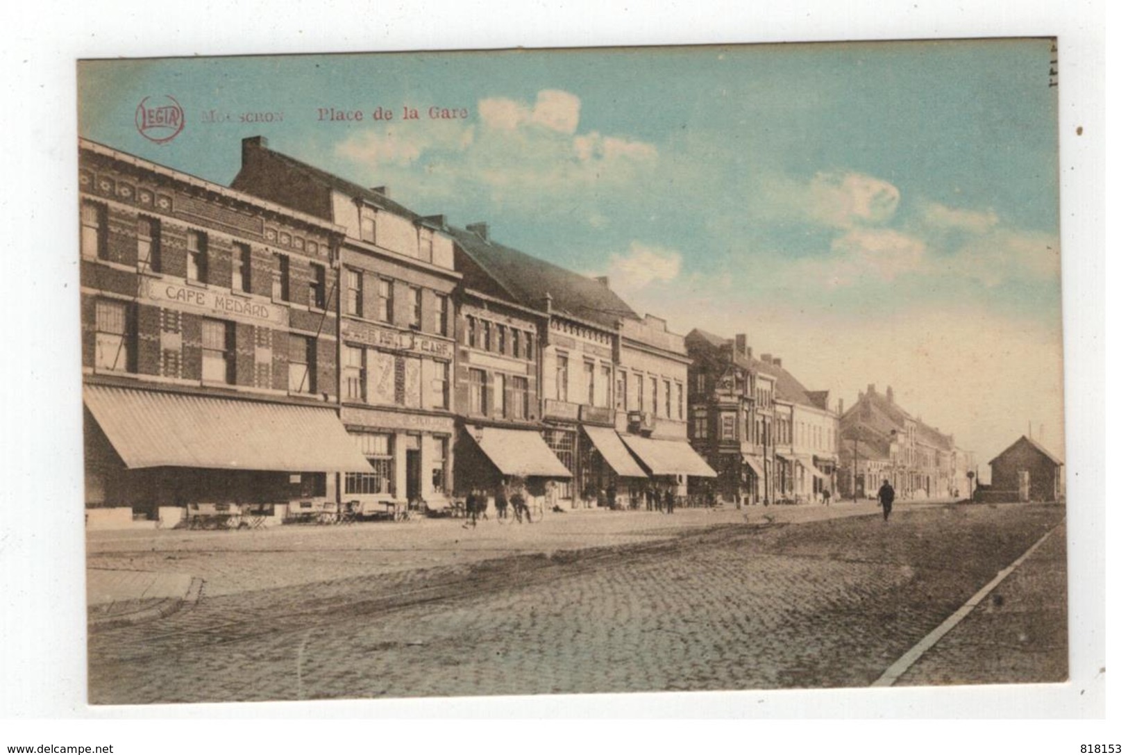 Moeskroen  MOUSCRON  Place De La Gare 1925 - Mouscron - Moeskroen