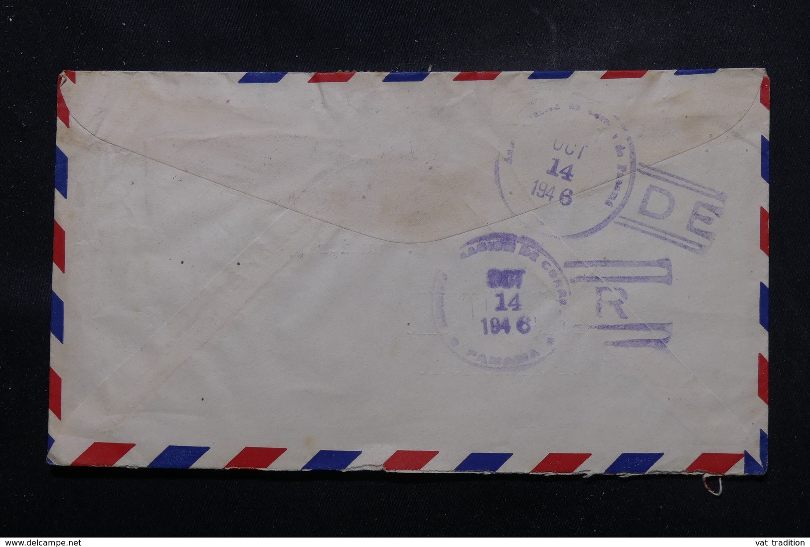 PANAMA - Enveloppe Pour La France En 1946, Affranchissement Et Oblitération Plaisants  - L 58498 - Panamá