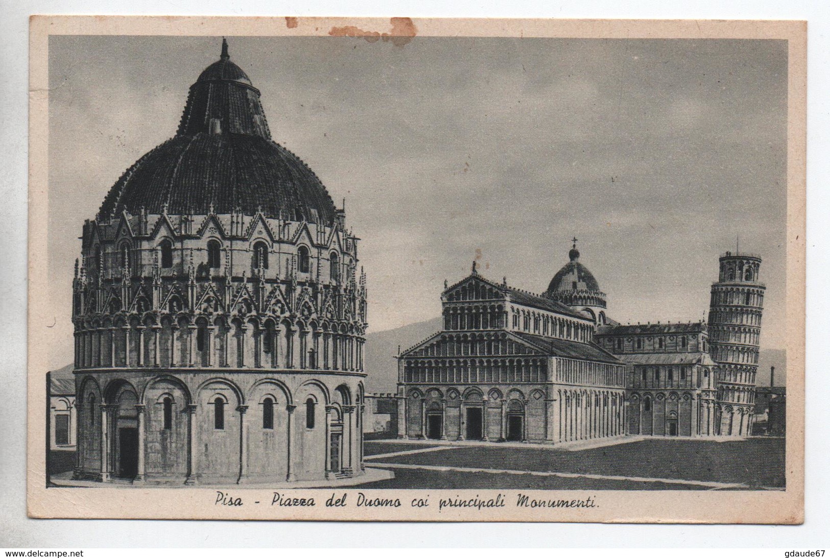 1950 - CARTE De PISA Pour NICE Avec TAXE GERBES - 1946-60: Marcophilia