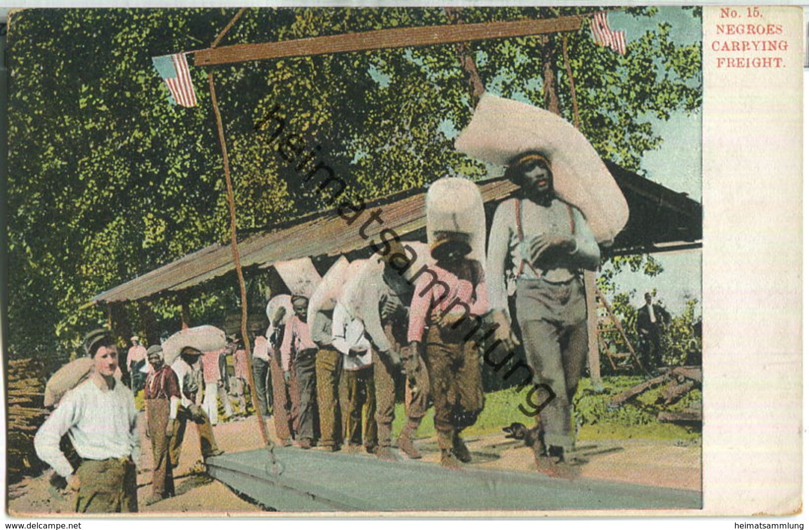 African-Americans - Carrying Freight - Black Americana
