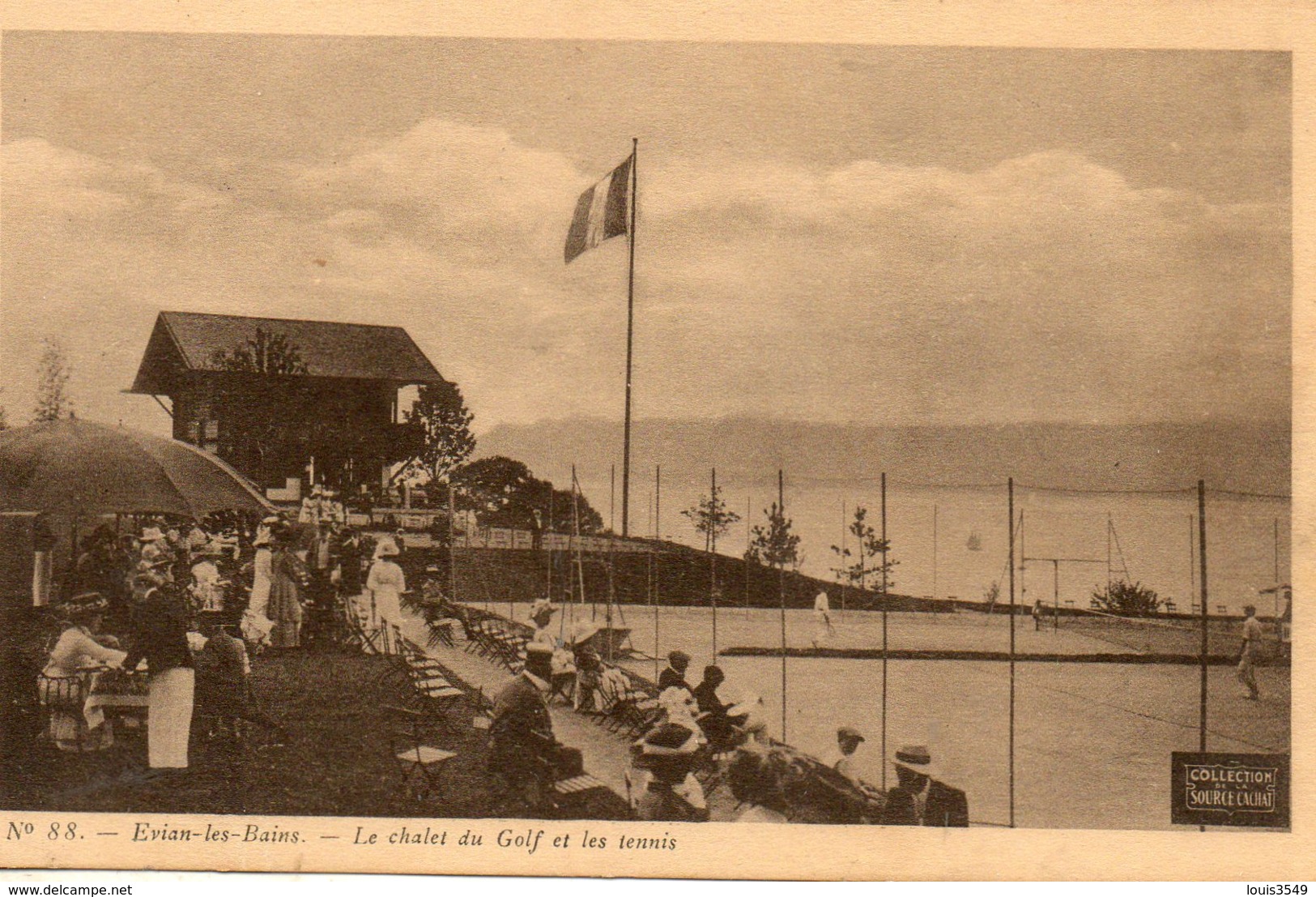 évian  Les  Bains -   Le  Chalet  Du  Golf  Et  Tennis. - Evian-les-Bains