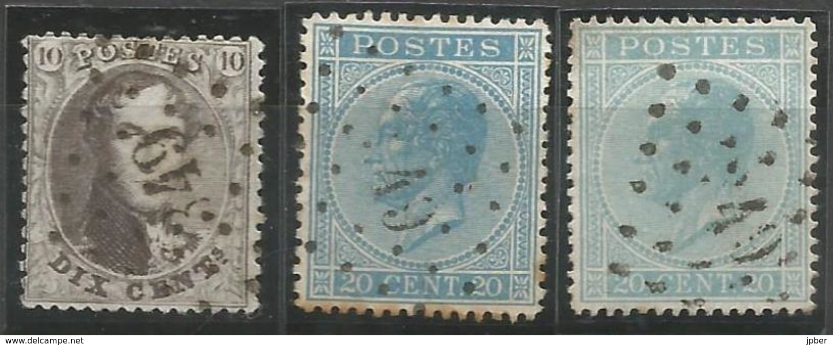 BELGIQUE - Oblitération(s) LP349 TAMISE - Postmarks - Points