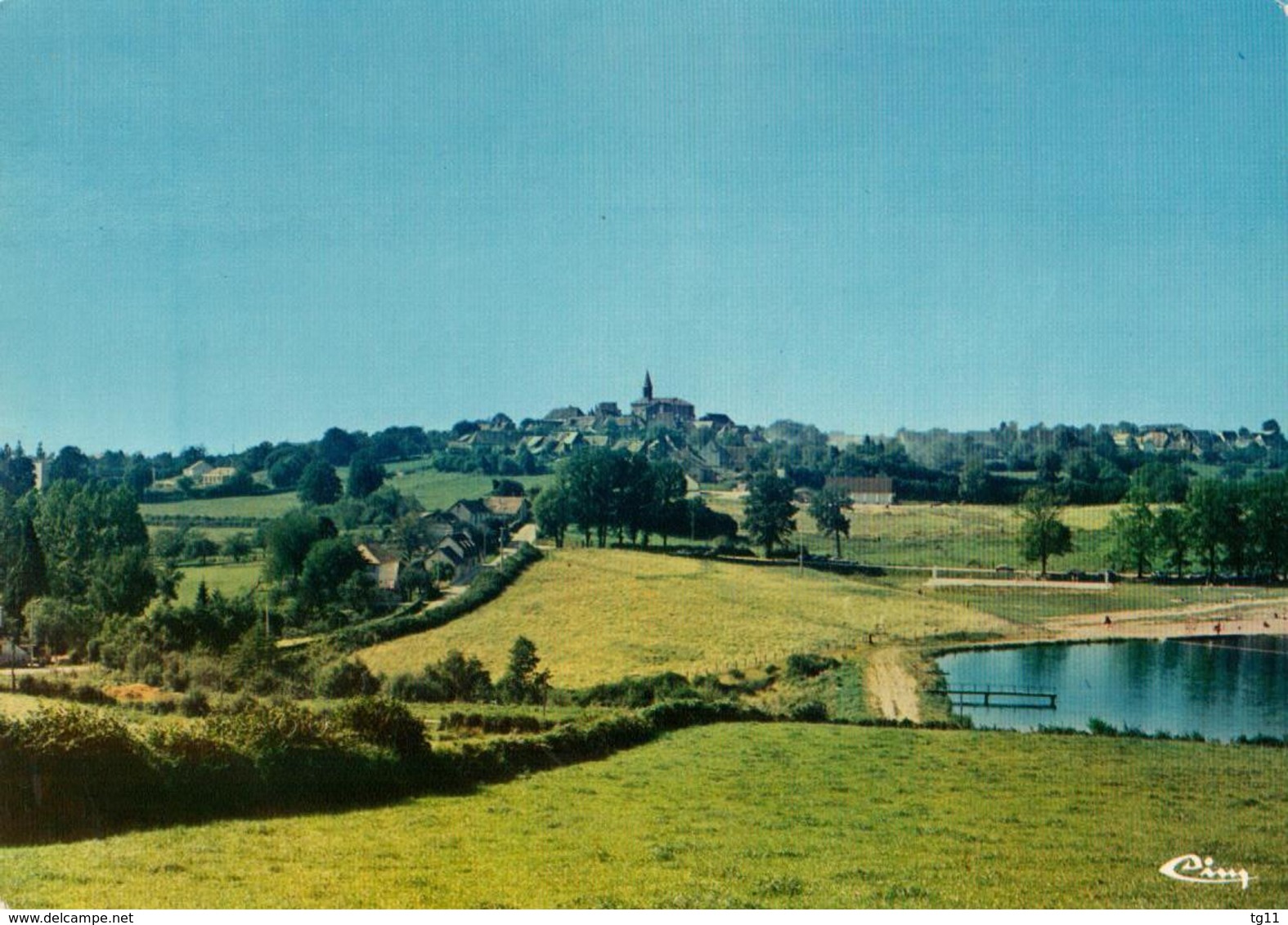 87 - SAINT GERMAIN LES BELLES - VUE GÉNÉRALE - Saint Germain Les Belles