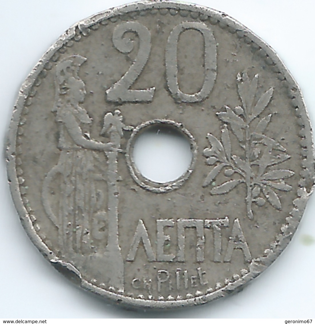 Greece - George I - 1912 - 20 Lepta - KM64 - Grecia