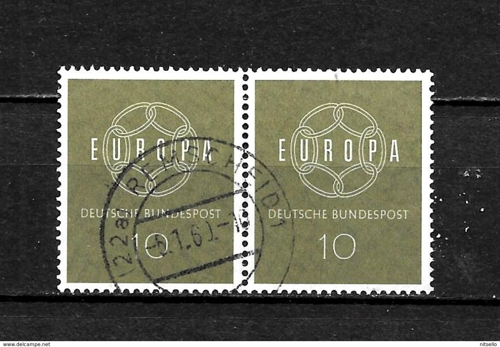 LOTE 2053 /// ALEMANIA FEDERAL  YVERT Nº: 193 EN PAREJA ¡¡¡ OFERTA - LIQUIDATION !!! JE LIQUIDE !!! - 1959