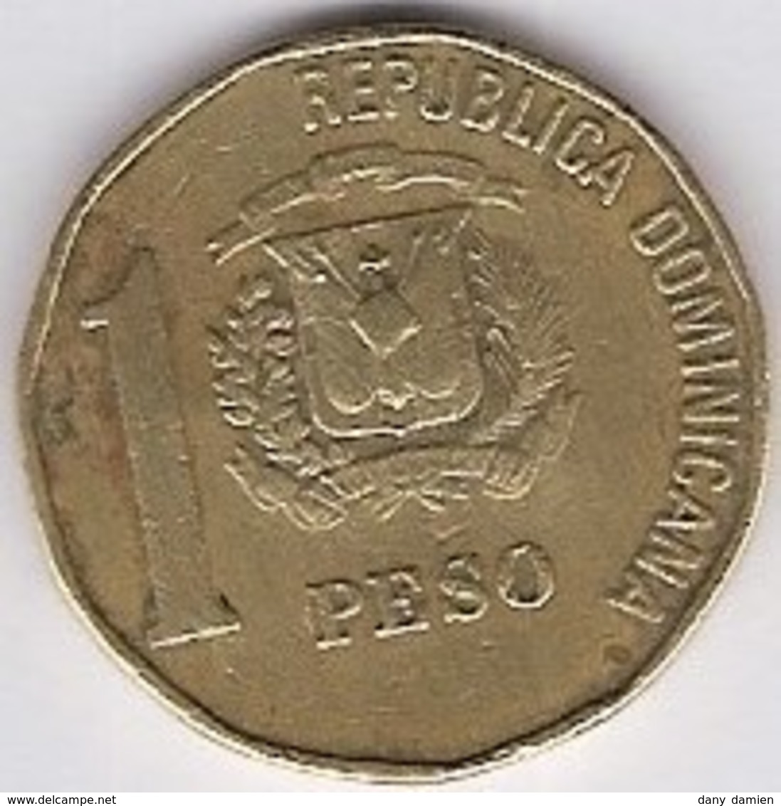 REPUBLIQUE DOMINICAINE - 1 PESO - PADRE DE LA PATRIA (1993) - Dominicana