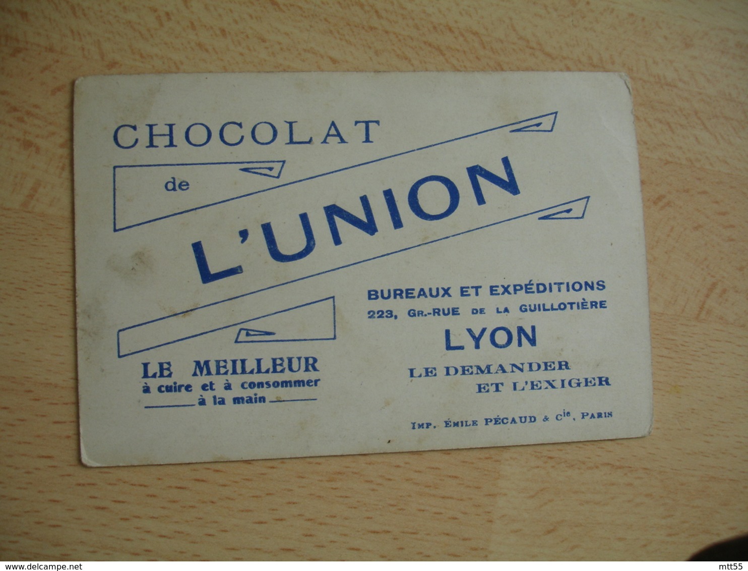 Coquelin Aine Chez Rostand A Cambo Chocolat De L Union - Other & Unclassified