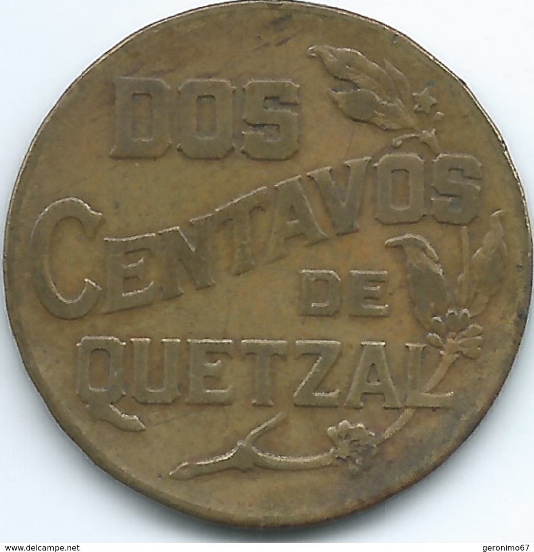 Guatemala - 2 Centavos - 1944 - KM252 - Guatemala