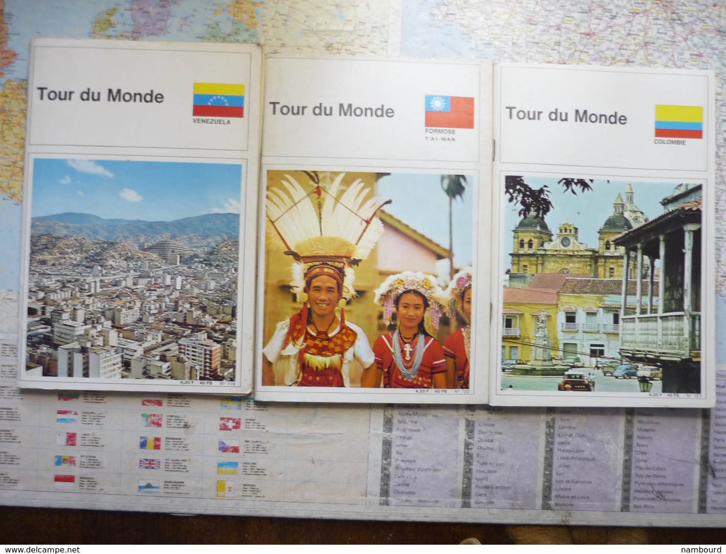 Tour Du Monde Lot 61 Numéros Du N°119 Au N°187 Sauf Les N°125,130,131,136,168,169,170,171,185 - Géographie