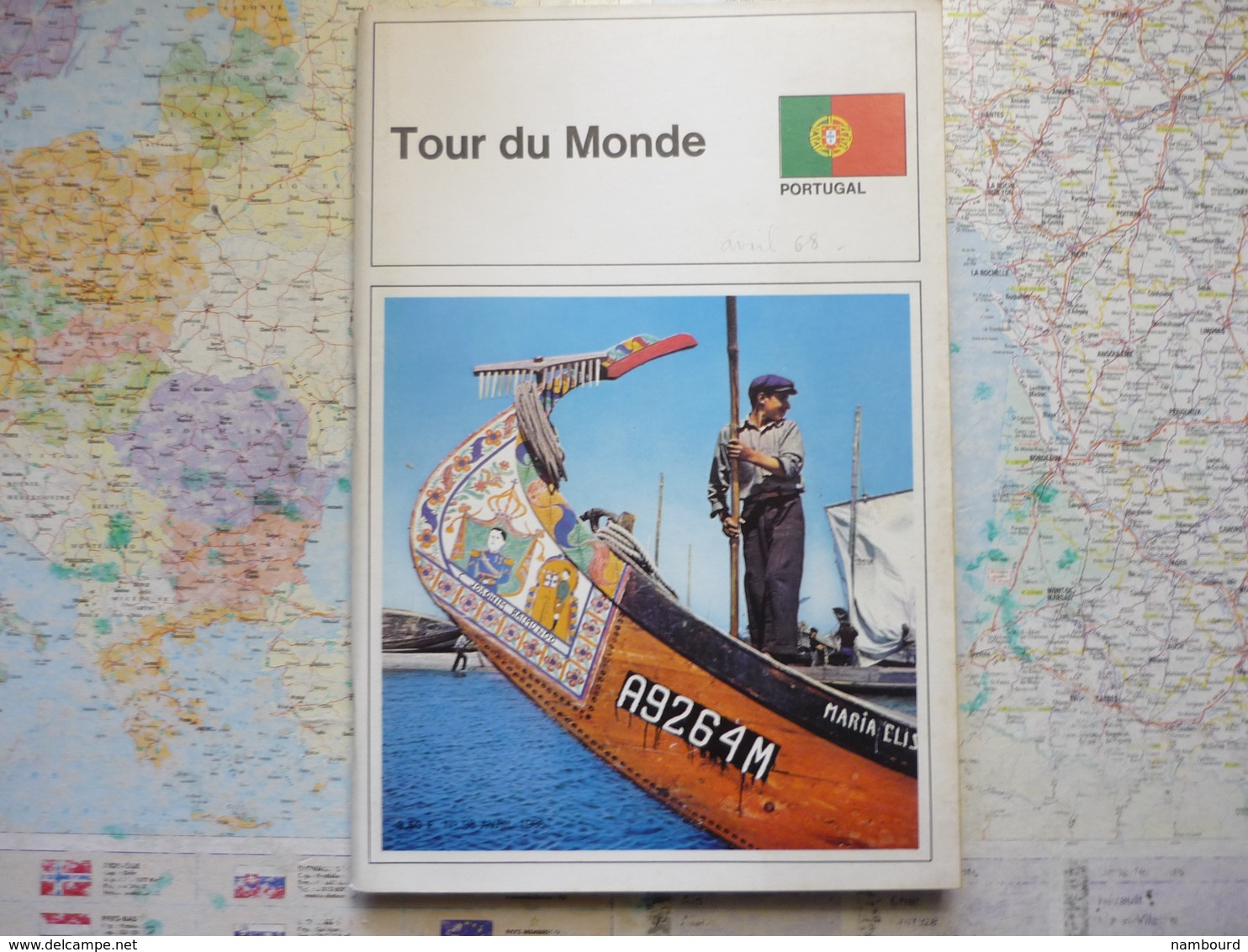 Tour Du Monde Portugal Avril 1968 - Géographie