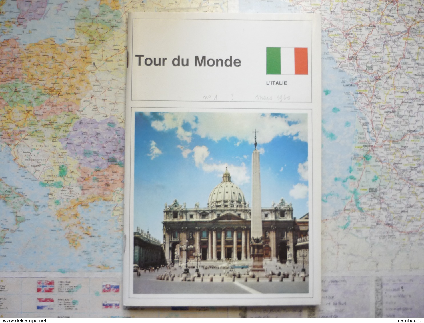 Tour Du Monde L'Italie 1974 - Géographie