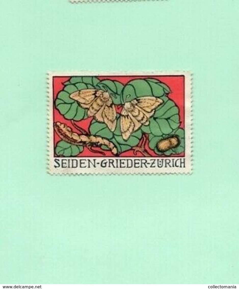6 Poster Stamps Suisse Switserland Zürich Pflegerinnen Schüle Seiden Spinner Theater 1914 Tuberculose  ZURICH Marken - Hydrotherapy