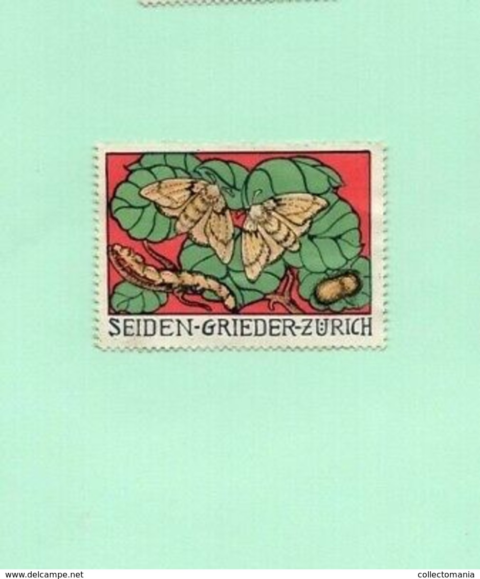 6 Poster Stamps Suisse Switserland Zürich Pflegerinnen Schüle Seiden Spinner Theater 1914 Tuberculose  ZURICH Marken - Bäderwesen