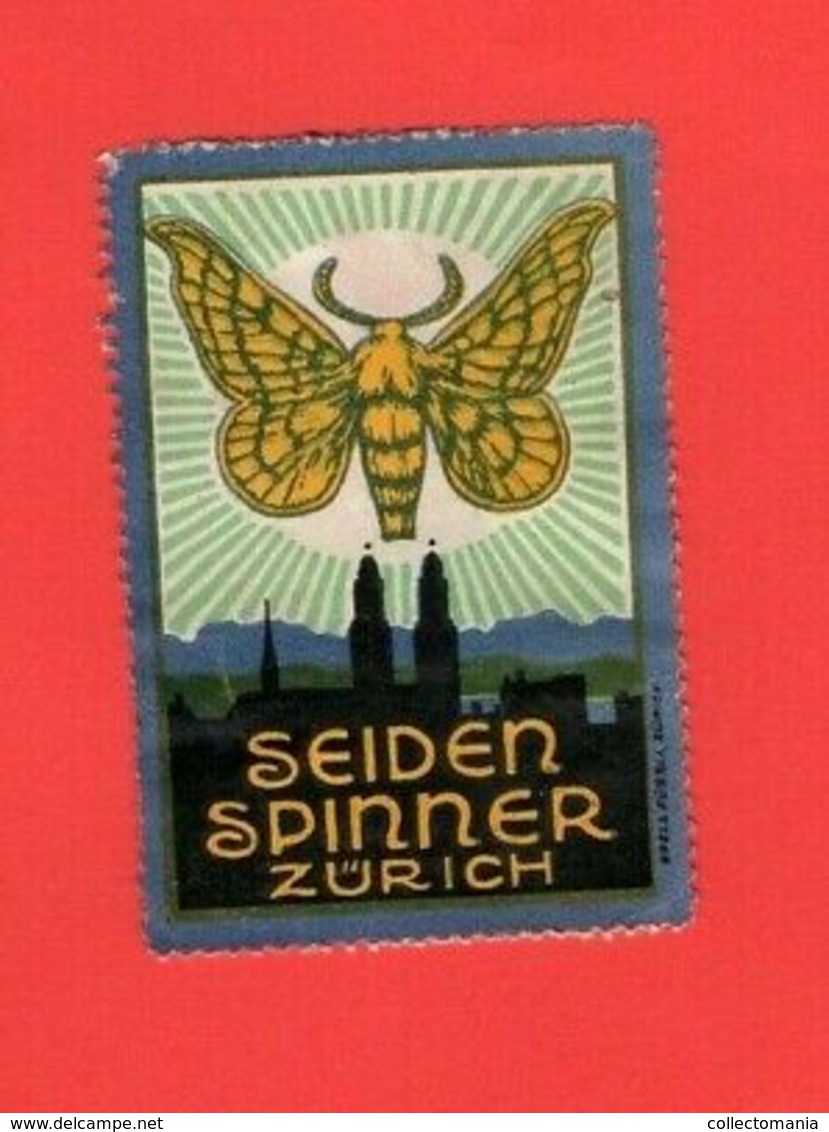 6 Poster Stamps Suisse Switserland Zürich Pflegerinnen Schüle Seiden Spinner Theater 1914 Tuberculose  ZURICH Marken - Bäderwesen
