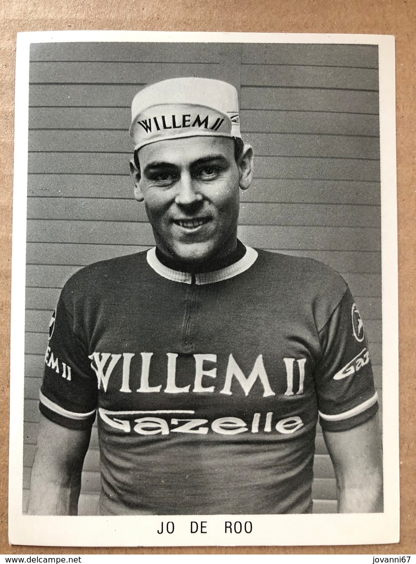 Jo De Roo - Willem II - Gazelle 1967 - Carte / Card - Cyclists - Cyclisme - Ciclismo -wielrennen - Cyclisme