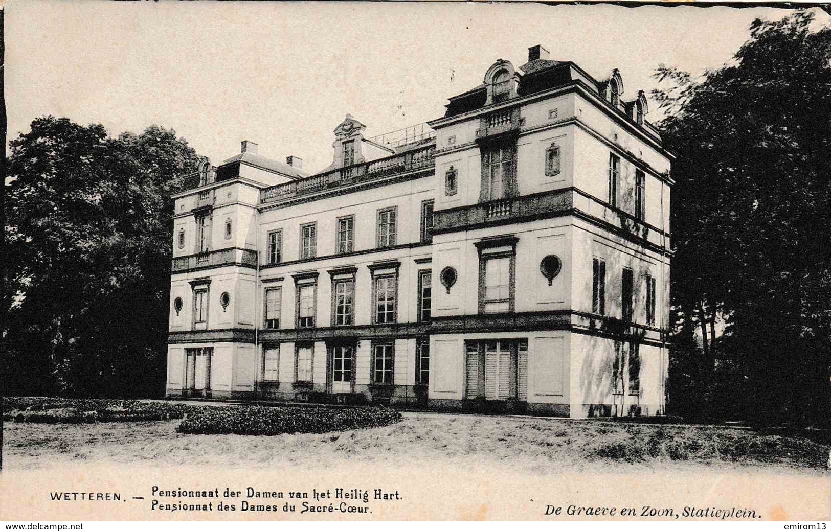 Wetteren Pensionnat Des Dames Du Sacré Cœur 1903 - Wetteren