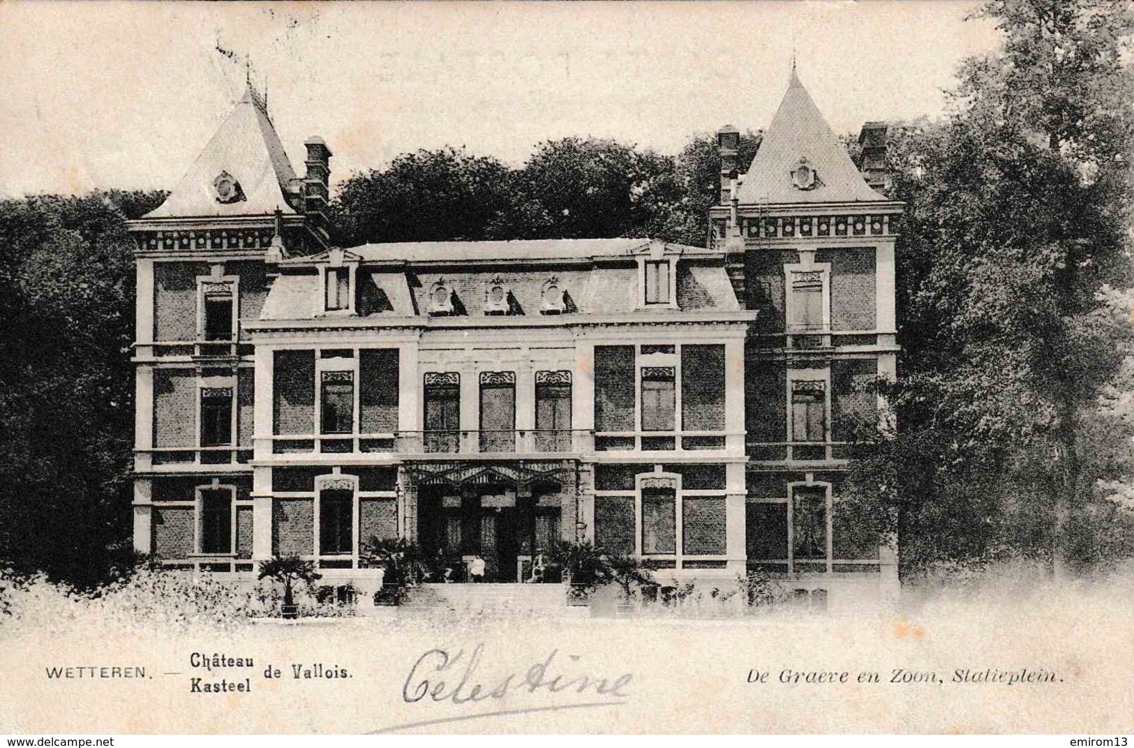 Wetteren Château De Vallois Poudrerie Royale 1903 - Wetteren