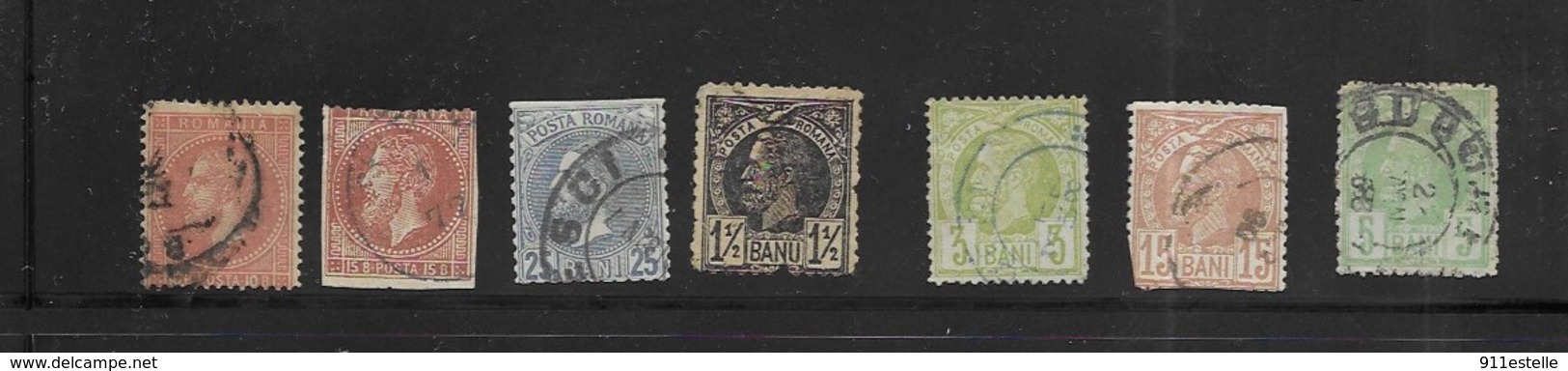 ROUMANIE 7 TIMBRES - Andere & Zonder Classificatie