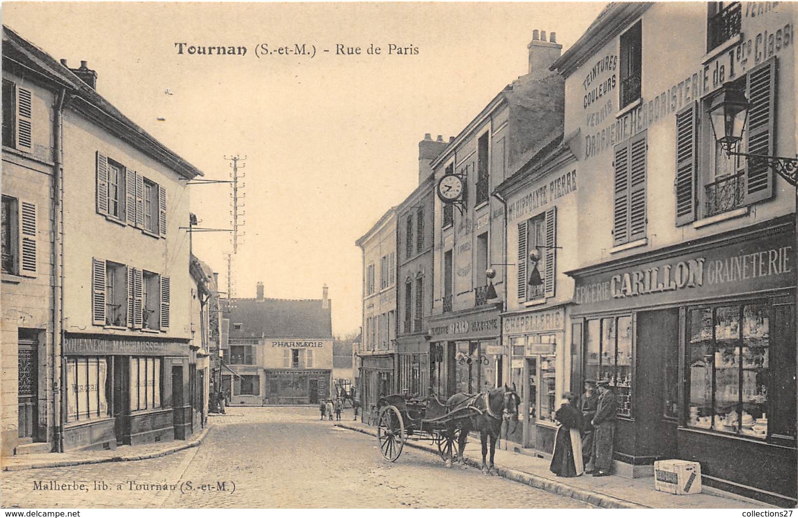 77-TOURNAN- RUE DE PARIS - Tournan En Brie