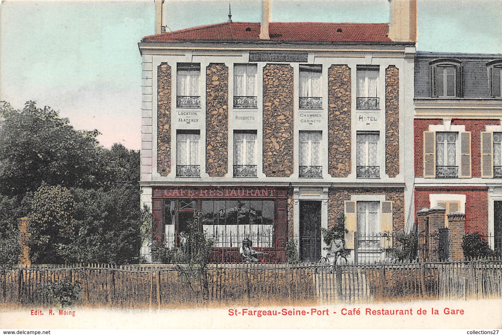 77-SAINT-FARGEAU-SEINE-PORT- CAFE RESTAURANT DE LA GARE - Saint Fargeau Ponthierry